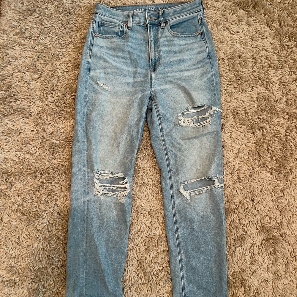 American Eagle High Rise Boyfriend Jeans